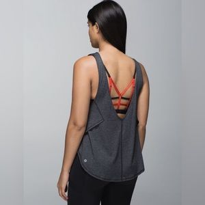 Lululemon Seek The Heat Tank
Heathered Black / Black